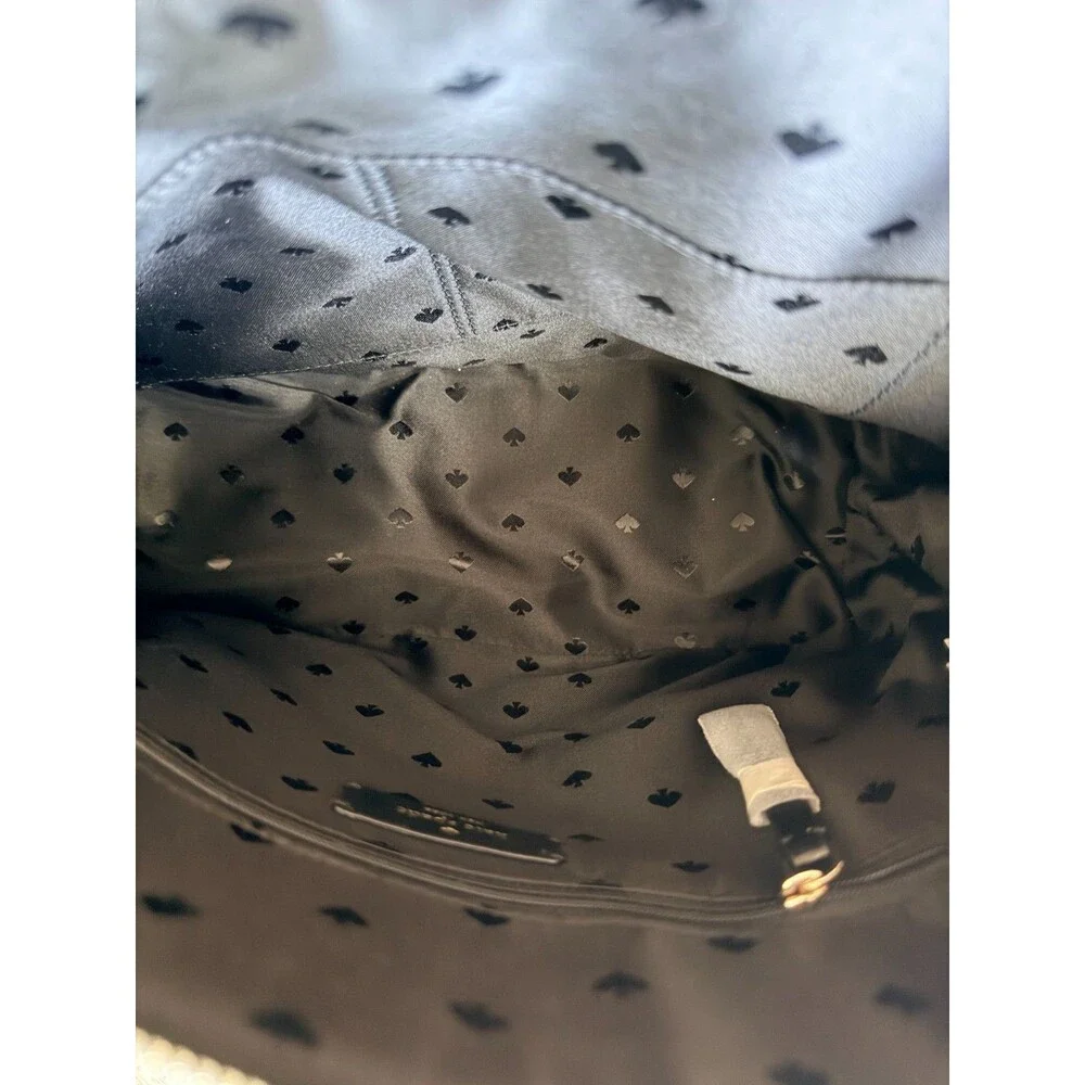 Kate Spade New York Patterson Drive Medium Dome Satchel Black Leather Gold HW